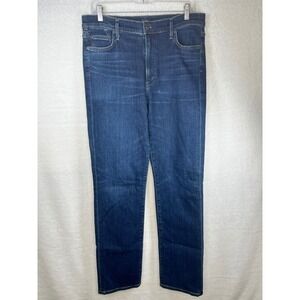 Citizens of Humanity Cara High Rise‎ Cigarette Jeans Size 32 Dark Wash Denim